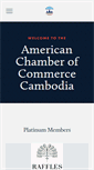 Mobile Screenshot of amchamcambodia.net